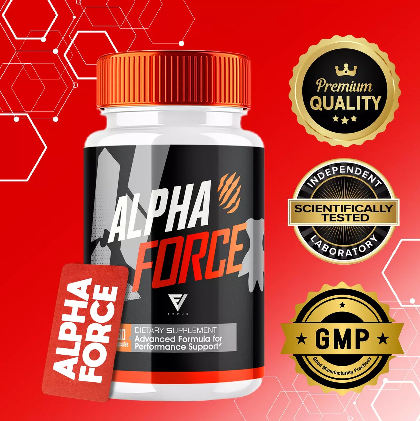 Alpha Force Pills AlphaForce Max Performance Supplement (3 Pack)(180 Capsules)