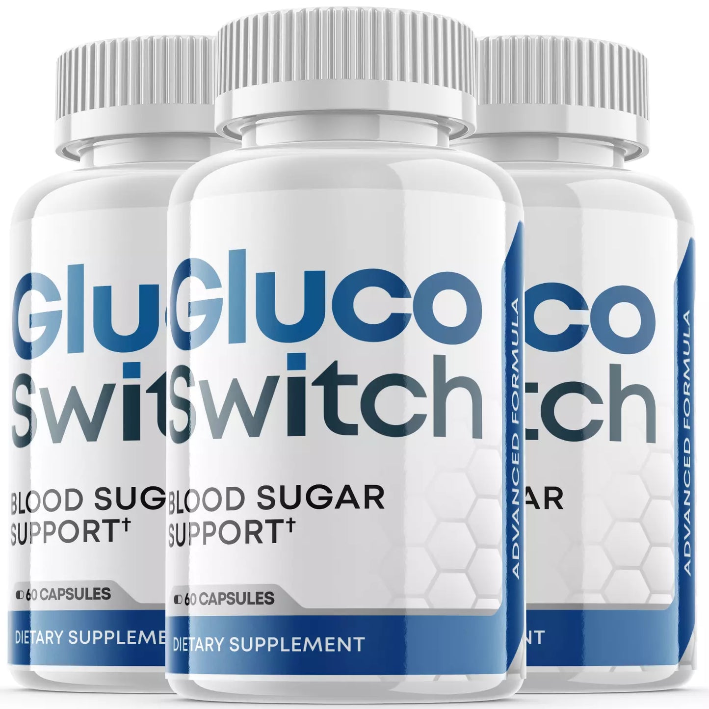 Gluco Switch Capsules, Glucoswitch Blood Sugar Support (3 Pack)(180 Capsules)