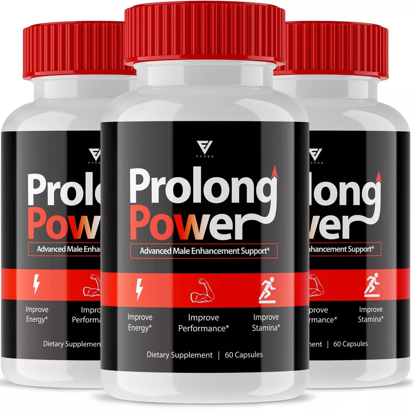 Prolong Power Pills ProlongPower Performance Supplement (3 Pack)(180 Capsules)..Energy-Stamina and Endurance-Boosting