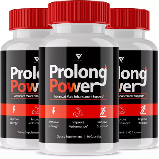 Prolong Power Pills ProlongPower Performance Supplement (3 Pack)(180 Capsules)..Energy-Stamina and Endurance-Boosting