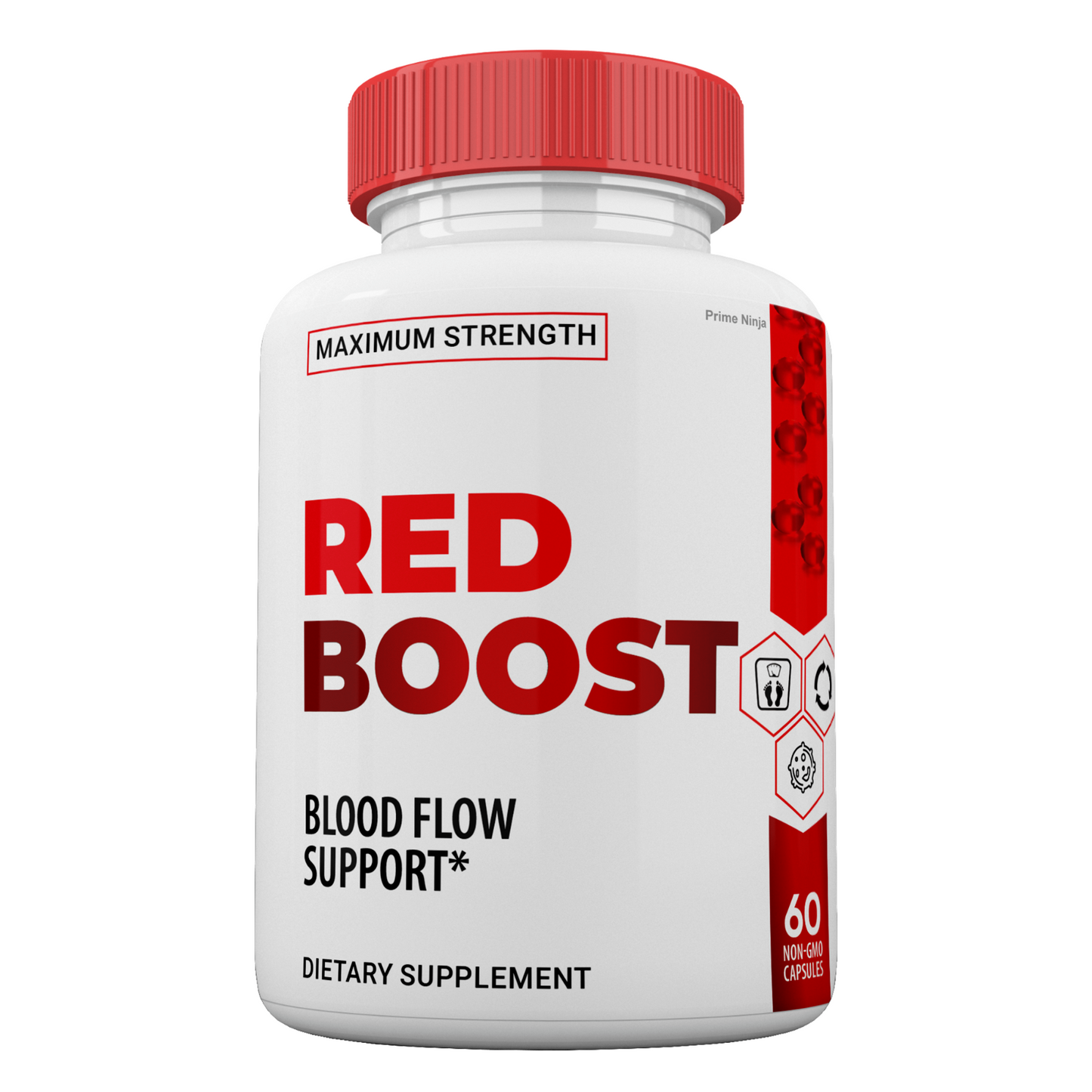 Red Boost, Red Boost Blood Flow Support Pills for Men (3 Pack)(180 Capsules)