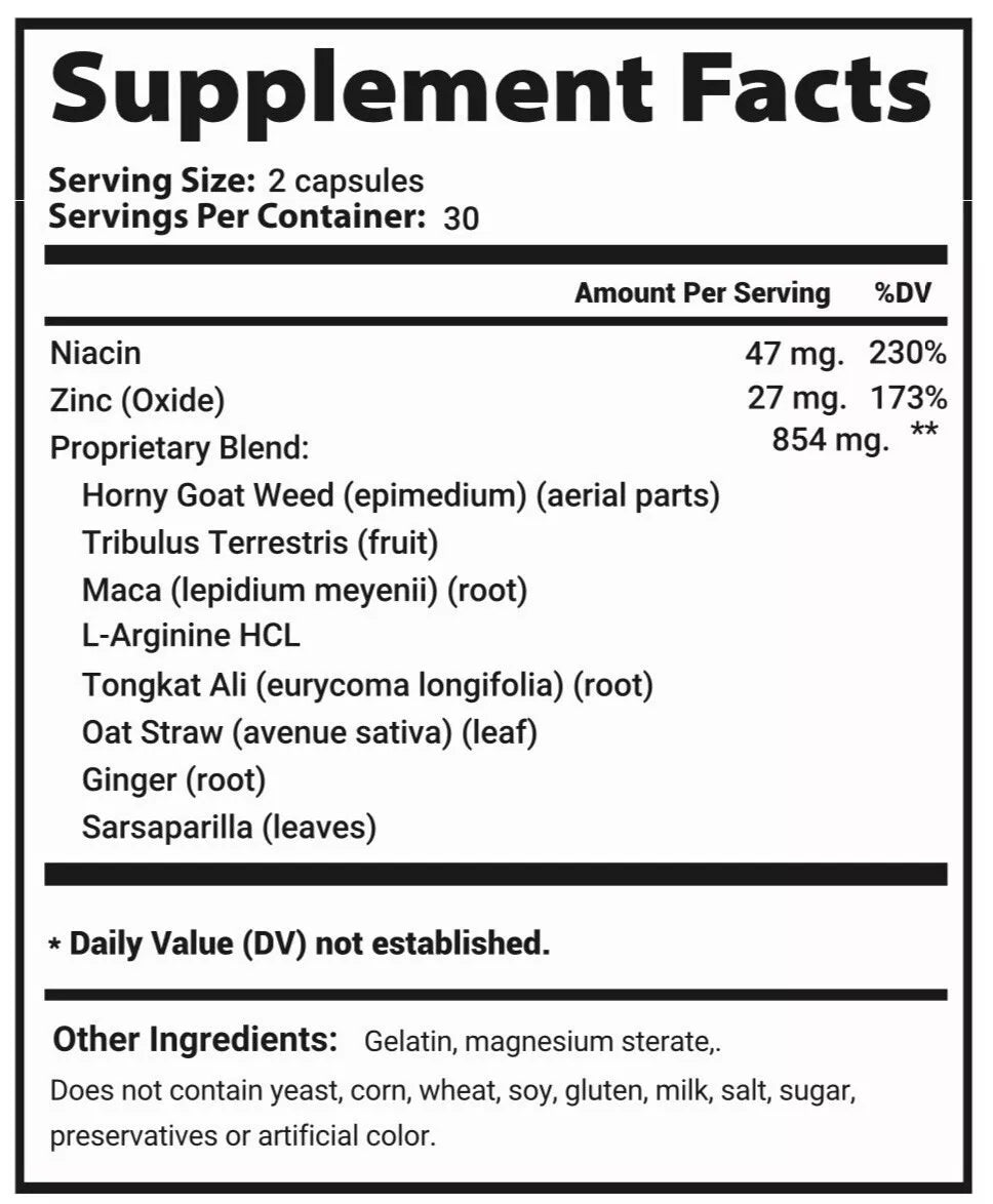 Testoprime Capsules Extra Strength Formula Supplement Testo Prime 3-Pack-180 Capsules